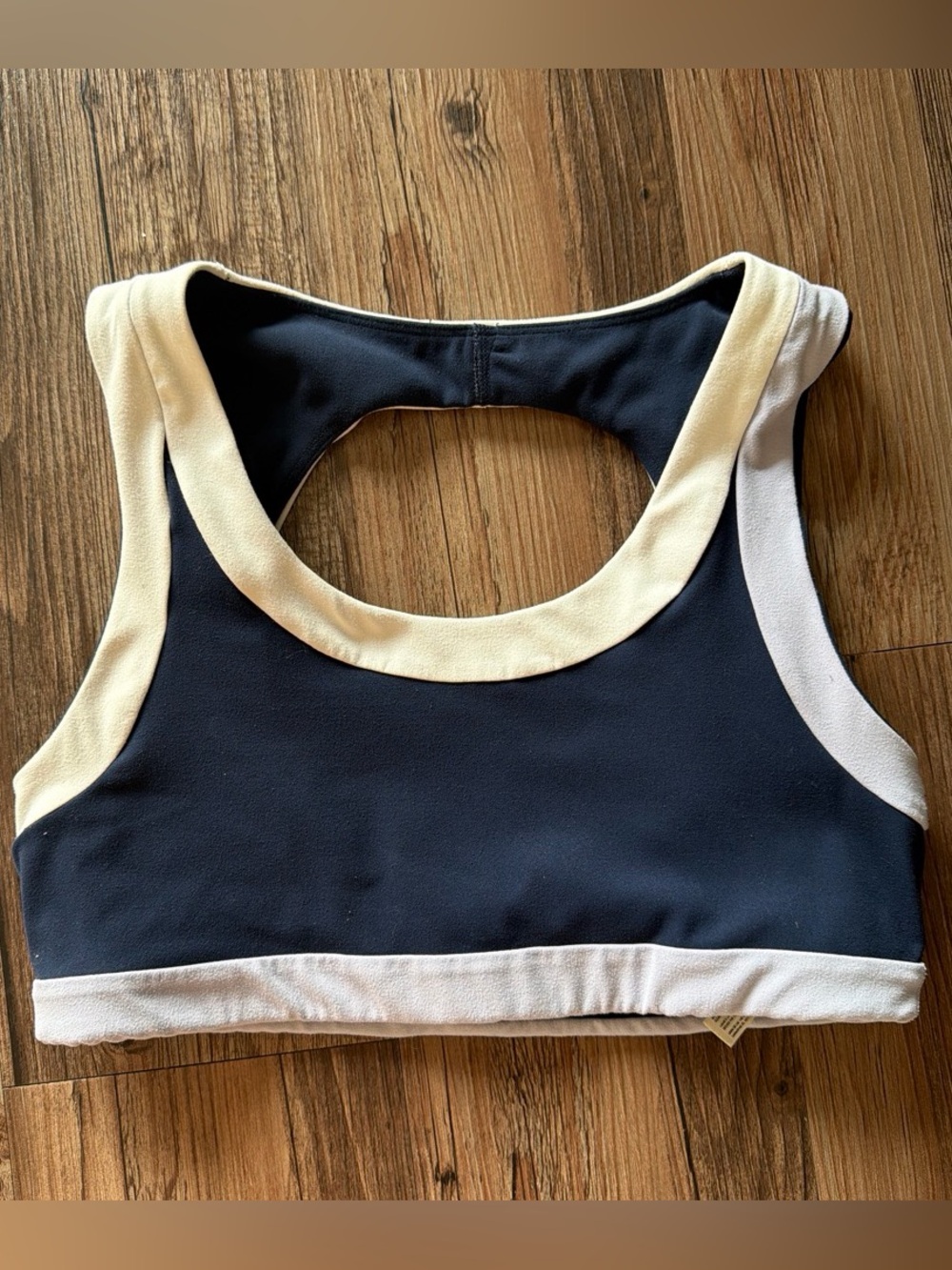 FP Movement Never Better Colorblock Ringer Sports Bra Sz Small